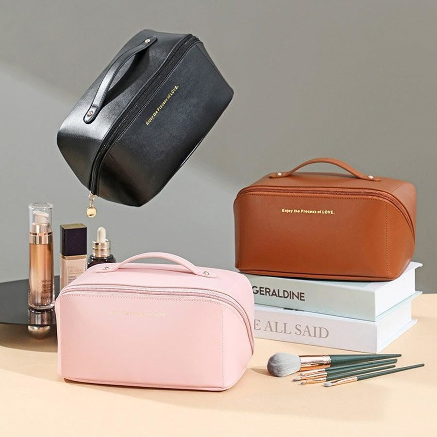 Leather Makeup Pouch