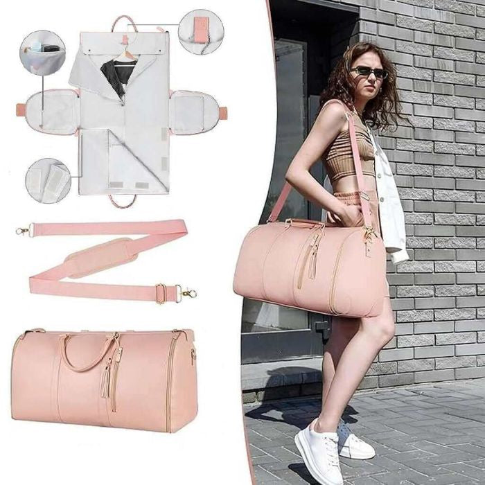 Foldable Leather Bag